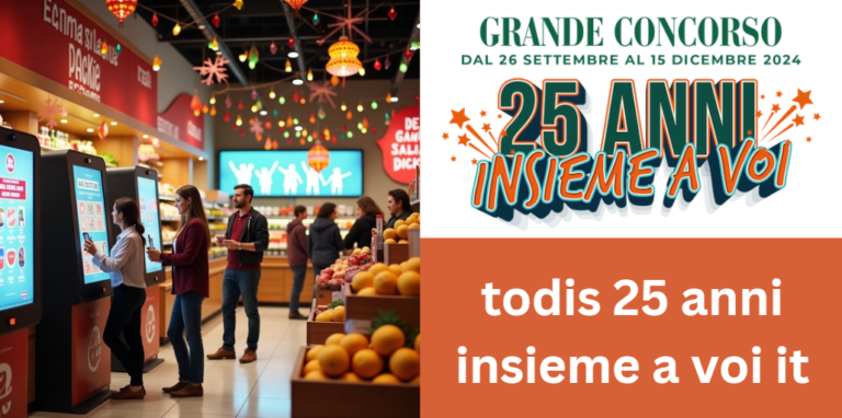 todis 25 anni insieme a voi it